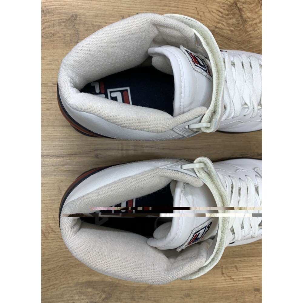 FILA F-13 White High Top  1VF059LX-150 Classic Basketball/Lifestyle Mens SIze 10 - Picture 12 of 13